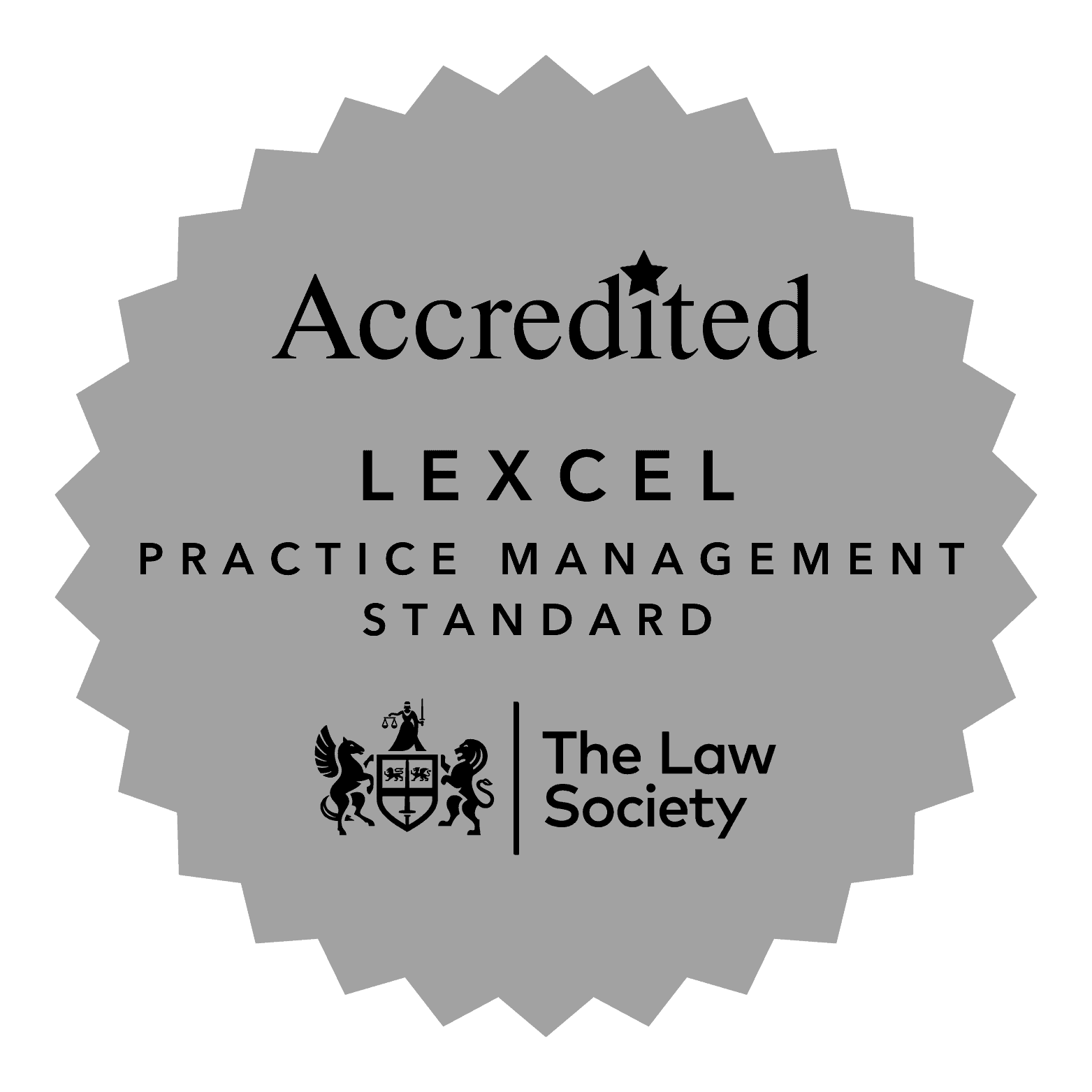 LS Accreditation Lexcel B&W